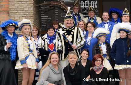 RELAX-Hairstyling und der Karnevalsprinz Karneval-2014-Altweiber-Hairstyling