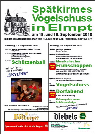 Elmpt-Spätkirmes2010-Plakat