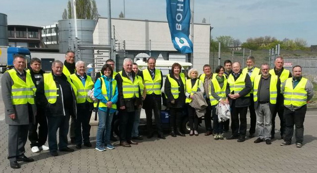 Besuch der Fa. Bohnen in Duisburg Gemeinde-2016-04-BohnenDuisburg