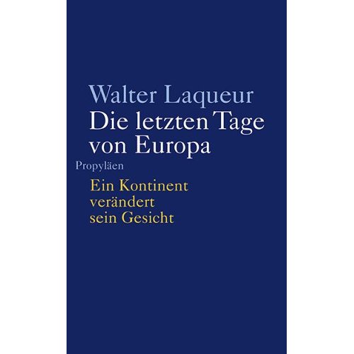 Buchtip Letzten Tage von Europa