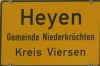 Heyen-Ortsschild