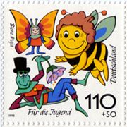 Biene Maja Briefmarke