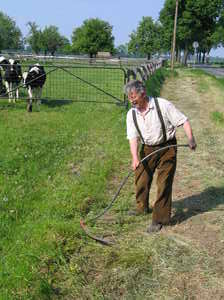 Christian Küskens bei der Maiarbeit Christian Küskens